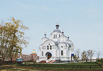 Храм в честь Иверской иконы Божией Матери (1850–1873) и домовая церковь в честь Казанской иконы Божией Матери (1908). Фотография. 2016 г. Фото: tambov-gorod.blagochin.ru