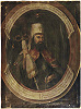Стефан (Яворский), митр. Рязанский и Муромский. Портрет. 1815 г. Худож. А. Г. Мощанский (ГВСМЗ)