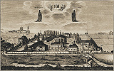 Стефанов Махрищский во имя Св. Троицы монастырь. Литография. Ок. 1886 г.