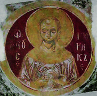 Мч. Кирик. Роспись Успенского собора. 20–30-е гг. XII в.