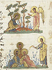Моление о чаше. Миниатюра из Четвероевангелия. 1058–1059 гг. (Paris. gr 74. Fol. 54v)