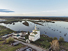 Вид на монастырь во имя ап. Иоанна Богослова в Чердыни. Фотография. 2022 г. Фото: Д. В. Бельтюков