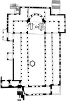 План базилики вмч. Димитрия Солунского. V в. Реконструкция