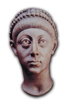 Имп. Аркадий. 400 г. Скульптурный портрет. (Археологический музей. Стамбул)