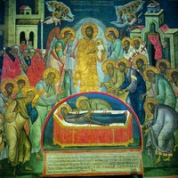 Успение Пресв. Богородицы. Роспись кафоликоны мон-ря Дечаны. 1338/39-1348 гг.