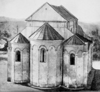 Церковь во имя вмч. Пантелеимона в Галиче. Фундамент — рубеж XII–XIII вв., перестроена в XVII в.