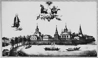 Антониев Сийский мон-рь. Литография. 1868 г.