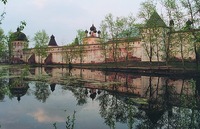 Борисоглебский на Устье мон-рь. Вид с запада. Фотография. 2002 г.