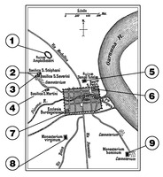 План города во времена римлян