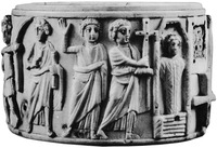 Пиксида с изображением сцен из Евангелия. VI в. (Музей Клюни. Париж)