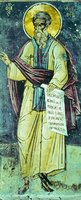 Прп. Дорофей Газский. Роспись кафоликона мон-ря прп. Дионисия на Афоне. 1547 г.