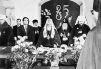 Патриарх Алексий I и В. А. Куроедов. 1962 г.