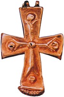 Золотой крест. X в. (Византийский музей. Фессалоника)
