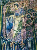 Ангел. Мозаика ц. Св. Софии в Фессалонике. 883 г.