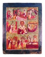 Великорецкая икона свт. Николая. Икона. XVII в. (КОХМ)