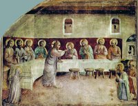 Тайная вечеря. Фреска мон-ря Сан-Марко, Флоренция. Ок. 1437–1446 гг. Худож. Фра Беато Анжелико