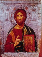 Христос Психосотир (Душеспаситель). Икона. 1-я пол. XIV в. (Народный музей Охрид)