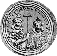 Императоры Василий II и Константин VIII. Гистамен