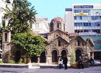Церковь Капникарея в Афинах. XI в., галерея - XII в.