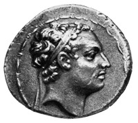 Тетрадрахма с изображением Антиоха IV