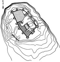 План Диногеции (по данным археологических раскопок)