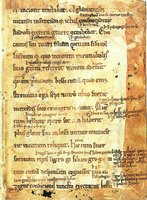 Деяния датчан Саксона Грамматика. Сборник. Кон. XII в. (Huvn. 869g. 4v)