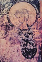 Трубящий ангел. Роспись Успенского собора во Владимире. Прп. Андрей (Рублёв). 1408 г.