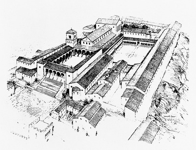 Монте кассино план монастыря