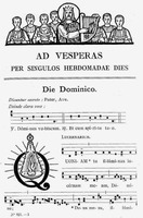 Vesperale (амвросианского обряда). Roma, 1939. Р. 1