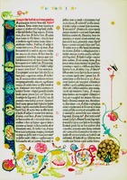 Лист из кн. Бытие. Гутенбергова Библия. Лейпциг, 1913–1914. Л. 5а (РГБ)