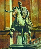 Конная статуя Марка Аврелия. 161-180 гг. (Капитолийские музеи, Рим)