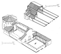 Реконструкция: 1. Базилика Сан-Джованни ин Латерано в Риме. Ок. 313–318 гг. 2. Базилика Рождества Христова в Вифлееме. До 333 г.