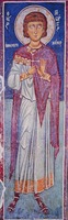 Св. Георгий Махеромен. Фреска нартекса ц. Панагии Асину (Кипр). 1332/33 г.