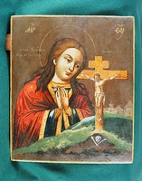 Ахтырская икона Божией Матери. Нач. XIX в. (ЦАК МДА)