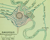 План Багдада. 900–1400 гг. (по Ле Стрейнджу)