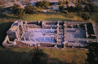 Базилика мон-ря в Курси (Палестина). Кон. V– VII в. Фотография. XX в.