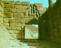 Львиные ворота в Микенах. XIV в. до Р. Х.