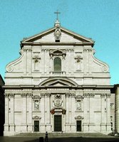 Церковь Иль-Джезу в Риме. Архитекторы Дж. да Виньола и Дж. Делла Порта. 1568-1584 гг.