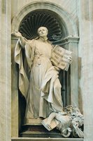 Игнатий Лойола. Скульпторы К. и Д. Рускони. 1723 г. (собор св. Петра в Риме)