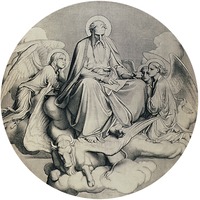 Евангелист Лука. Эскиз стенной живописи для Исаакиевского собора. 1841–1845 гг. (ГРМ)