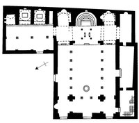 Базилика св. Варвары в Ст. Каире. Кон. VII в. План