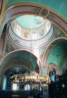 Интерьер Троицкого собора Руссской Духовной миссии в Иерусалиме. Освящен в 1872 г.