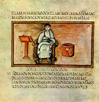Портрет Вергилия из поэмы «Георгики». Ок. 420 г. (Vat. lat. 3225)