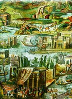Прибытие Октавиана Августа в Египет после битвы при Акции (?). Мозаика. I в. до Р. Х. Палестрина (Национальный археологический музей, Палестрина)