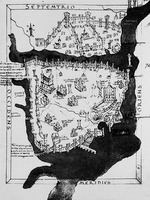 План Константинополя. XV в. Худож. К. Буондельмонти (Б-ка Лауренциана во Флоренции)