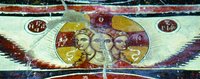 Образ трехликого Христа. Роспись над алтарем ц. Преображения Господня. 1535-1545 г. Мастер Онуфрий