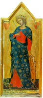 Вмц. Екатерина. Икона. 1387 г. Мастер Мартин де Вилланова (мон-рь вмц. Екатерины на Синае)