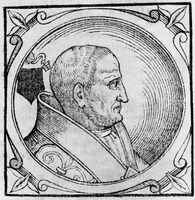 Виктор III, папа Римский. Гравюра (Sacchi. Vitis ponficum. 1626) (РГБ)