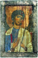 Арх. Михаил. Икона из ц. Спасителя в Мацхвариши. 2-я пол. XIII в. (ИЭМС)