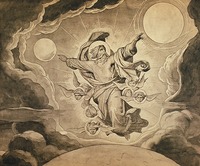 Сотворение мира. Эскиз стенной живописи для Исаакиевского собора. 1841–1845 гг. (ГРМ)
